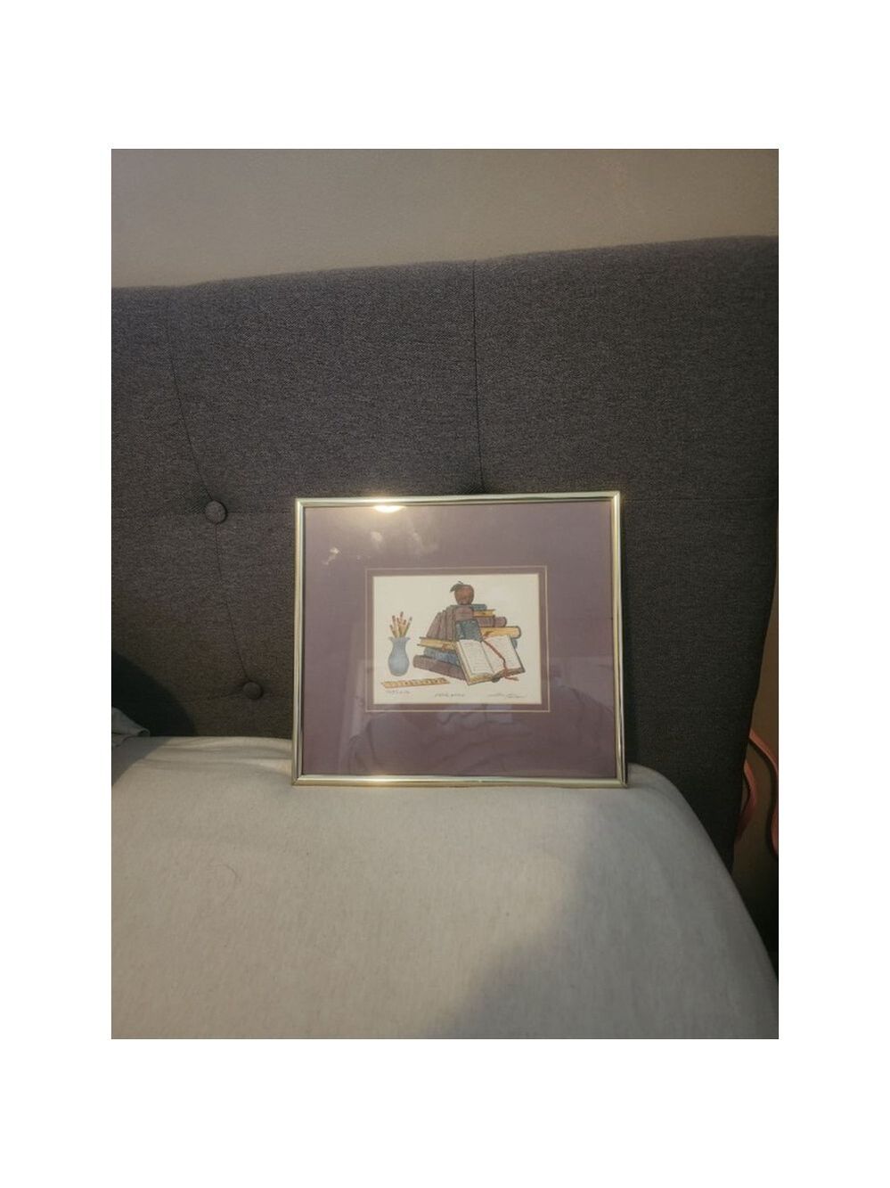 Bookworm By Martha Henson with Signature on the Back